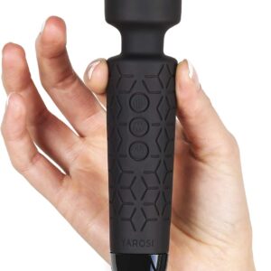 Yarosi Micro Personal Massage Wand Smallest Strongest Handheld Cordless Massager, Strong Powerful Compact Perfect For Travel, Magic Stress Away, All Body Back Legs Hand Pains Sports Recovery